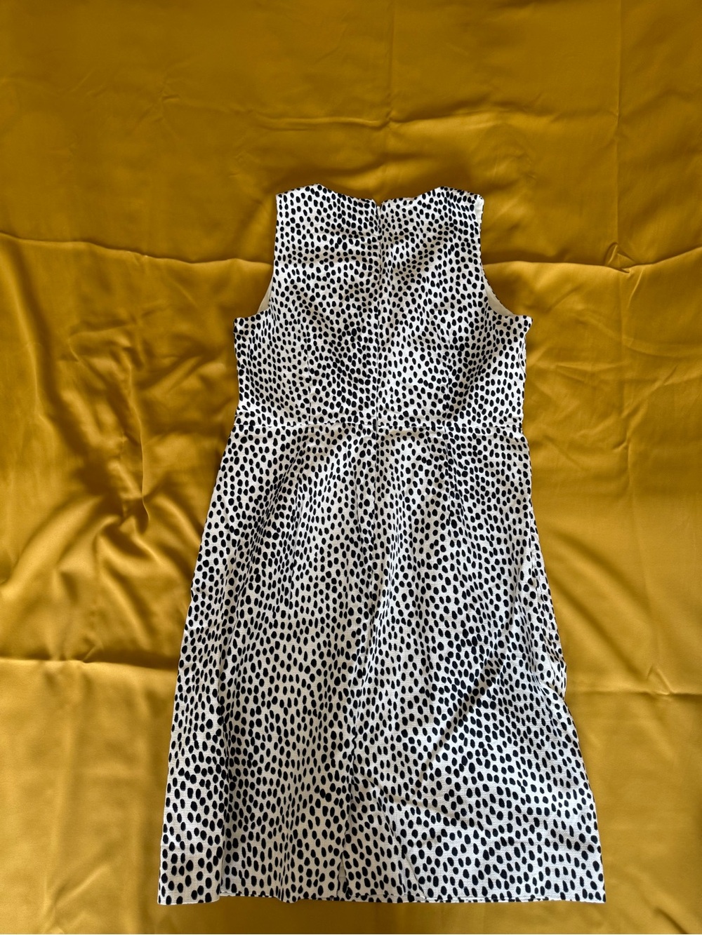 J. Crew Black and White Spot Sheath Dress - Picture 2 of 3